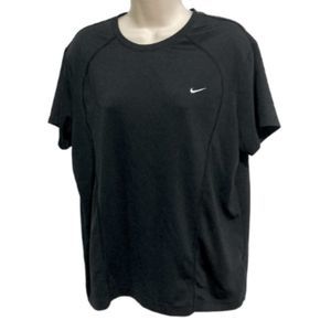 NIKE Performance Black Short Sleeve Crew Neck Tee Youth Large 16 18